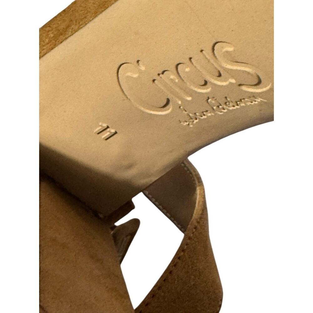 Circus NY Sam Edelman Resort 11 Suede Brown‎ Platform Block Heel Sandal Boho View 5